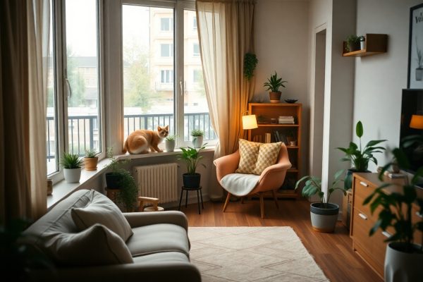 Gatti e spazi piccoli – come renderli felici. Soluzioni smart per case condivise.